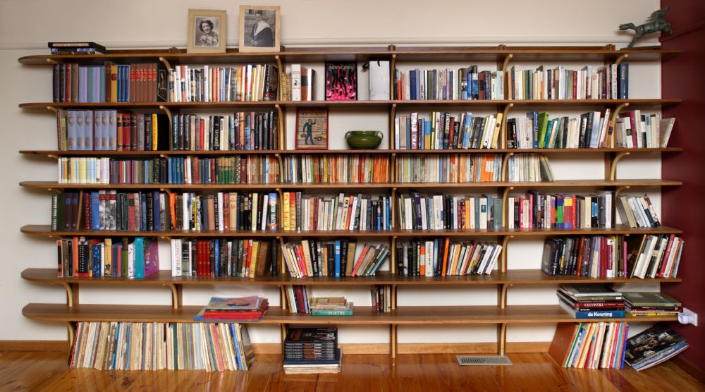 Select Custom Joinery Recycled Timber Bookshelves