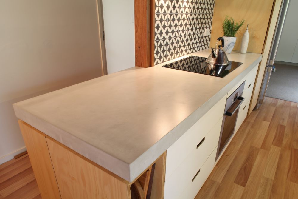 Select Custom Joinery Plywood kitchen with white osmo oil