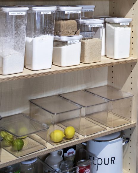 Shelves and more shelves.